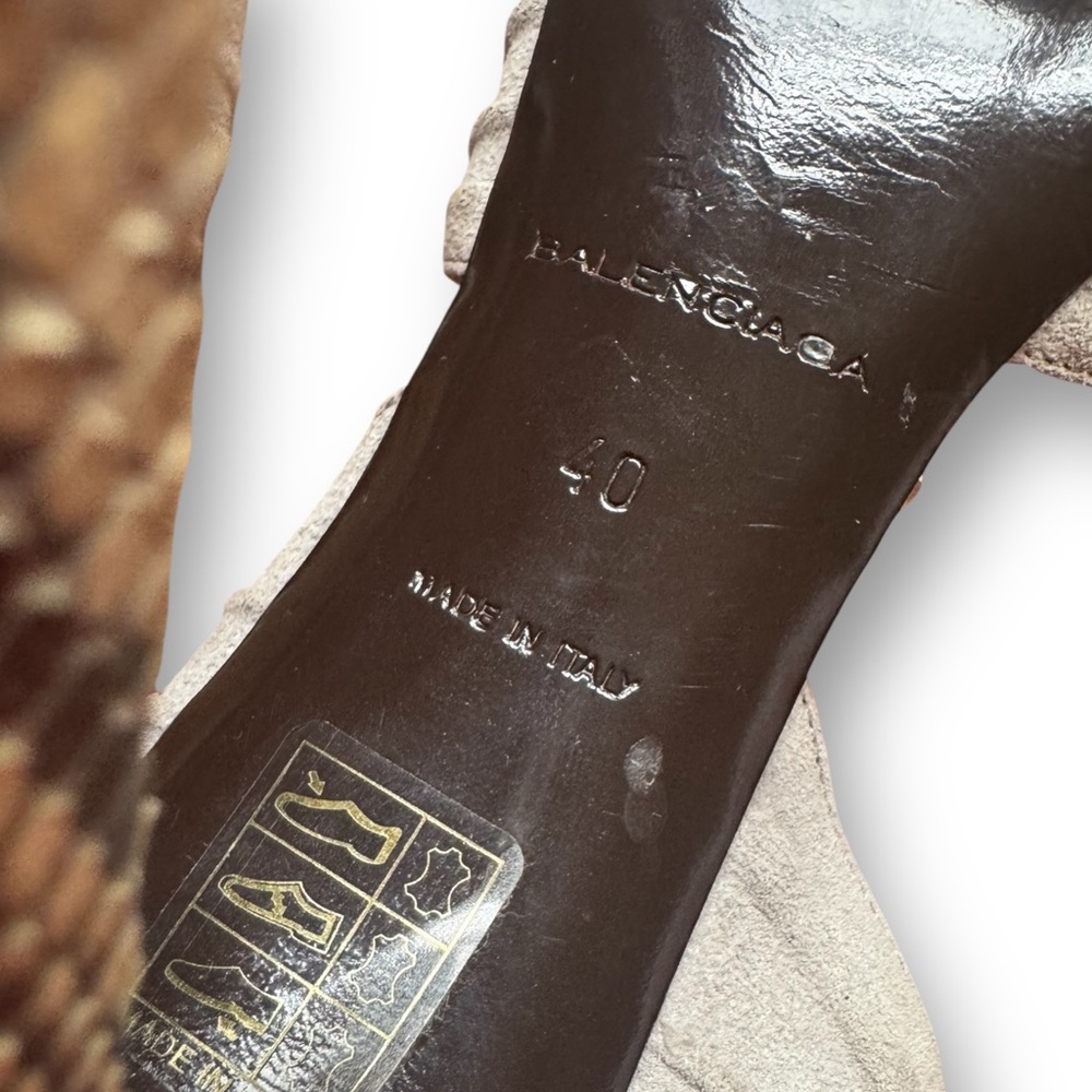 Balenciaga Python Heels - image 8